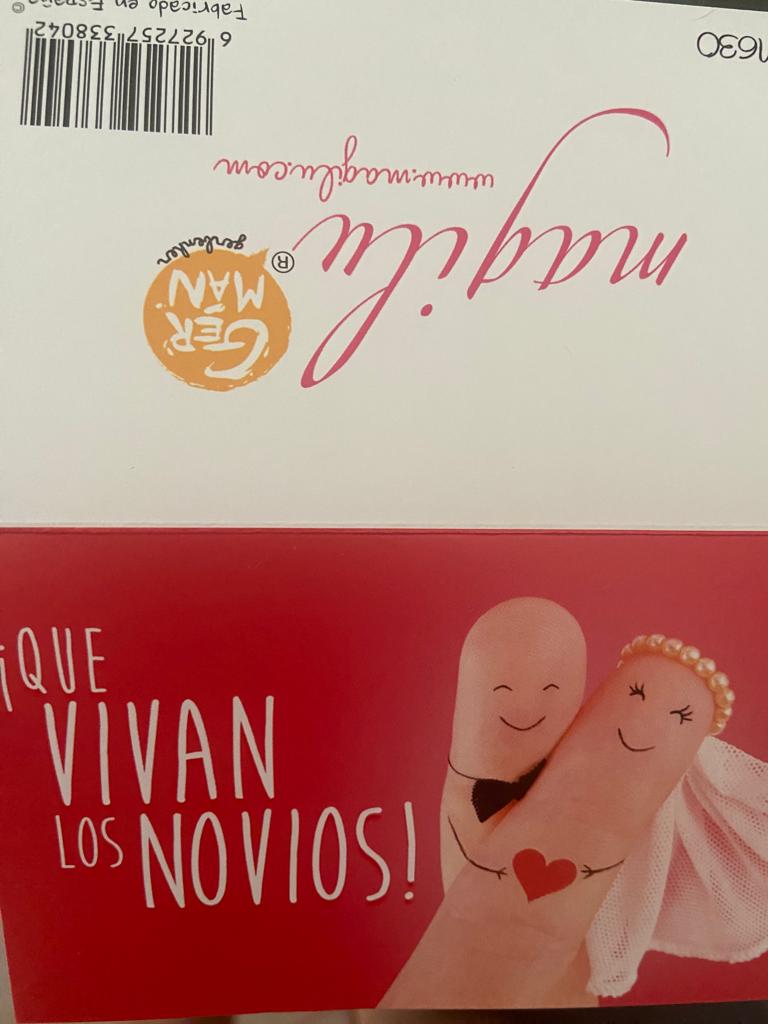 Tarjeta ¡QUE VIVAN LOS NOVIOS!