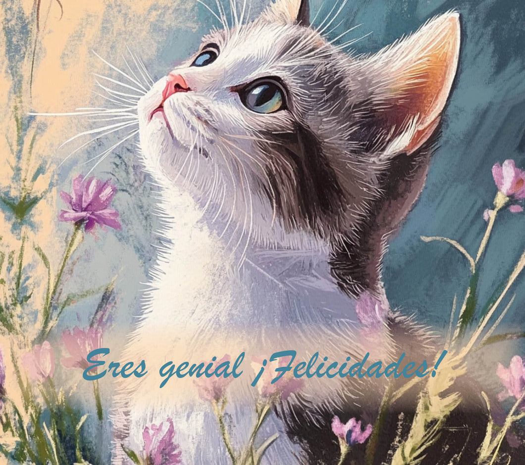 Tarjeta Eres Genial ¡Feicidades!