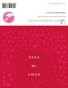 Tarjeta Para mi amor roja