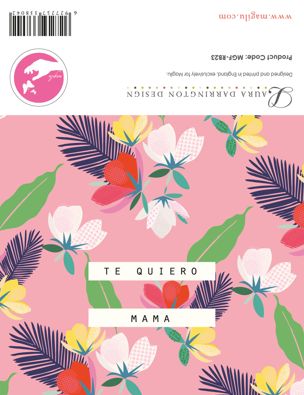 Tarjeta Día de la madre Te quiero mamá